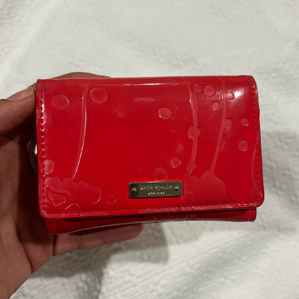 KATE SPADE Pink Small Wallet with Key Ring